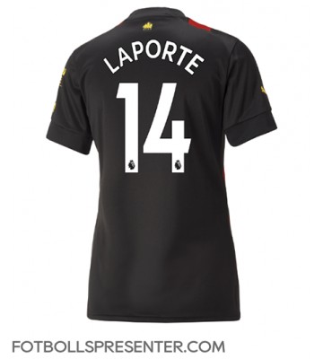 Manchester City Aymeric Laporte #14 Borta Matchtröja Dam 2022-23 Kortärmad
